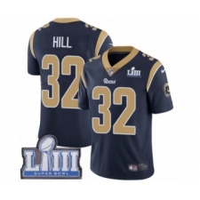 Men's Nike Los Angeles Rams #32 Troy Hill Navy Blue Team Color Vapor Untouchable Limited Player Super Bowl LIII Bound NFL Jersey