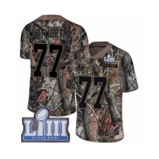 Youth Nike Los Angeles Rams #77 Andrew Whitworth Camo Rush Realtree Limited Super Bowl LIII Bound NFL Jersey