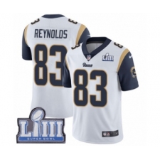 Youth Nike Los Angeles Rams #83 Josh Reynolds White Vapor Untouchable Limited Player Super Bowl LIII Bound NFL Jersey