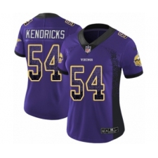 Women's Nike Minnesota Vikings #54 Eric Kendricks Limited Purple Rush Drift Fashion NFL Jersey