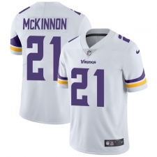 Men's Nike Minnesota Vikings #21 Jerick McKinnon White Vapor Untouchable Limited Player NFL Jersey