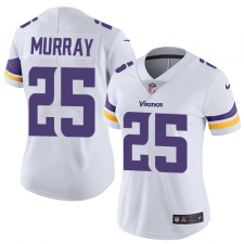 Women's Nike Minnesota Vikings #25 Latavius Murray Elite White NFL Jersey