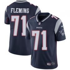 Youth Nike New England Patriots #71 Cameron Fleming Navy Blue Team Color Vapor Untouchable Limited Player NFL Jersey