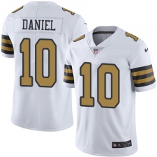 Men's Nike New Orleans Saints #10 Chase Daniel Limited White Rush Vapor Untouchable NFL Jersey