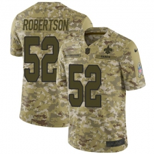 Men's Nike New Orleans Saints #52 Craig Robertson Limited Camo 2018 Salute to Service NFL Jersey
