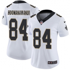 Women's Nike New Orleans Saints #84 Michael Hoomanawanui White Vapor Untouchable Limited Player NFL Jersey