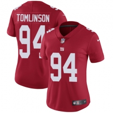 Women's Nike New York Giants #94 Dalvin Tomlinson Elite Red Alternate NFL Jersey