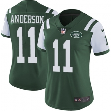 Women's Nike New York Jets #11 Robby Anderson Elite Green Team Color NFL Jersey