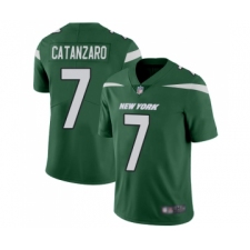 Men's New York Jets #7 Chandler Catanzaro Green Team Color Vapor Untouchable Limited Player Football Jersey