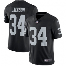 Youth Nike Oakland Raiders #34 Bo Jackson Black Team Color Vapor Untouchable Limited Player NFL Jersey