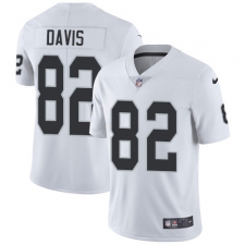 Youth Nike Oakland Raiders #82 Al Davis White Vapor Untouchable Limited Player NFL Jersey