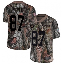 Youth Nike Oakland Raiders #87 Dave Casper Limited Camo Rush Realtree NFL Jersey