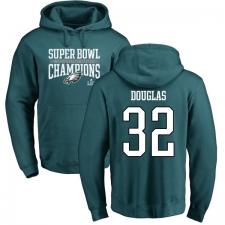 Nike Philadelphia Eagles #32 Rasul Douglas Green Super Bowl LII Champions Pullover Hoodie