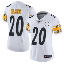 Women's Nike Pittsburgh Steelers #20 Rocky Bleier Elite White NFL Jersey