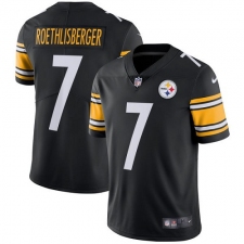 Youth Nike Pittsburgh Steelers #7 Ben Roethlisberger Black Team Color Vapor Untouchable Limited Player NFL Jersey
