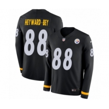 Men's Nike Pittsburgh Steelers #88 Darrius Heyward-Bey Limited Black Therma Long Sleeve NFL Jersey
