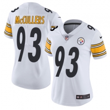 Women's Nike Pittsburgh Steelers #93 Dan McCullers Elite White NFL Jersey