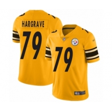 Men's Pittsburgh Steelers #79 Javon Hargrave Limited Gold Inverted Legend Football Jersey