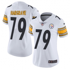 Women's Nike Pittsburgh Steelers #79 Javon Hargrave Elite White NFL Jersey
