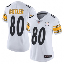 Women's Nike Pittsburgh Steelers #80 Jack Butler Elite White NFL Jersey