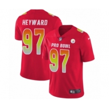 Youth Nike Pittsburgh Steelers #97 Cameron Heyward Limited Red AFC 2019 Pro Bowl NFL Jersey