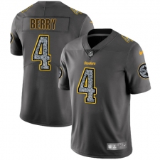 Youth Nike Pittsburgh Steelers #4 Jordan Berry Gray Static Vapor Untouchable Limited NFL Jersey