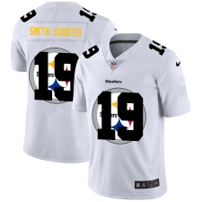 Men's Pittsburgh Steelers #19 JuJu Smith-Schuster White Nike White Shadow Edition Limited Jersey
