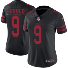 Women's Nike San Francisco 49ers #9 Robbie Gould Elite Black NFL Jersey