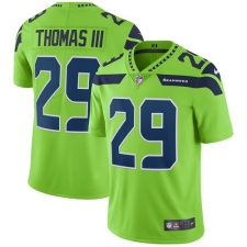 Men's Nike Seattle Seahawks #29 Earl Thomas III Elite Green Rush Vapor Untouchable NFL Jersey