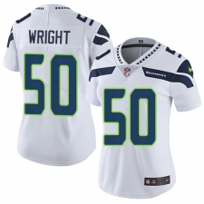 Women's Nike Seattle Seahawks #50 K.J. Wright Elite White NFL Jersey