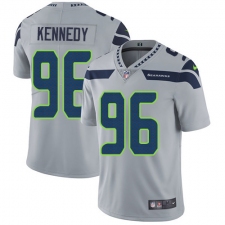 Youth Nike Seattle Seahawks #96 Cortez Kennedy Elite Grey Alternate NFL Jersey