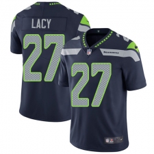 Men's Nike Seattle Seahawks #27 Eddie Lacy Steel Blue Team Color Vapor Untouchable Limited Player NFL Jersey