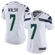 Women's Nike Seattle Seahawks #7 Blair Walsh Elite White NFL Jersey
