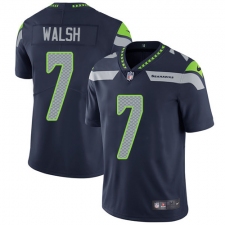 Youth Nike Seattle Seahawks #7 Blair Walsh Elite Steel Blue Team Color NFL Jersey