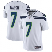Youth Nike Seattle Seahawks #7 Blair Walsh Elite White NFL Jersey