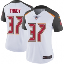 Women's Nike Tampa Bay Buccaneers #37 Keith Tandy Elite White NFL Jersey