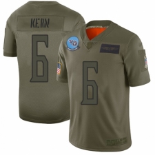 Men's Tennessee Titans #6 Brett Kern Limited Camo 2019 Salute to Service Football Jersey