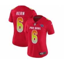 Women's Nike Tennessee Titans #6 Brett Kern Limited Red AFC 2019 Pro Bowl NFL Jersey