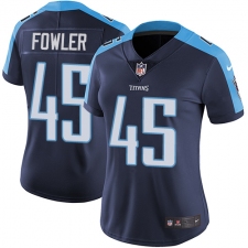 Women's Nike Tennessee Titans #45 Jalston Fowler Elite Navy Blue Alternate NFL Jersey