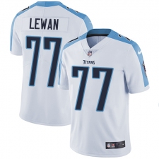Youth Nike Tennessee Titans #77 Taylor Lewan Elite White NFL Jersey
