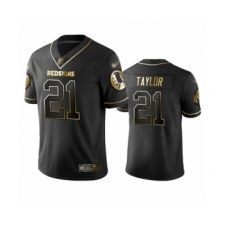 Men's Washington Redskins #21 Sean Taylor Limited Black Golden Edition Football Jersey