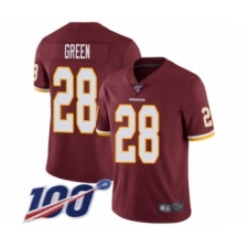 Youth Washington Redskins #28 Darrell Green Burgundy Red Team Color Vapor Untouchable Limited Player 100th Season Football Jersey