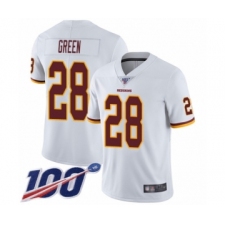Youth Washington Redskins #28 Darrell Green White Vapor Untouchable Limited Player 100th Season Football Jersey