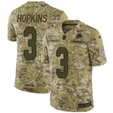Youth Nike Washington Redskins #3 Dustin Hopkins Limited Camo 2018 Salute to Service NFL Jersey