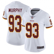 Women's Nike Washington Redskins #93 Trent Murphy Elite White NFL Jersey