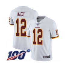 Youth Washington Redskins #12 Colt McCoy White Vapor Untouchable Limited Player 100th Season Football Jersey