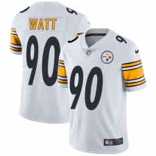 Youth Nike Pittsburgh Steelers #90 T. J. Watt White Vapor Untouchable Limited Player NFL Jersey