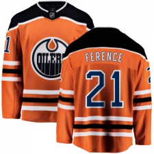 Youth Edmonton Oilers #21 Andrew Ference Fanatics Branded Orange Home Breakaway NHL Jersey