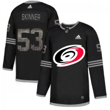 Men's Adidas Carolina Hurricanes #53 Jeff Skinner Black Authentic Classic Stitched NHL Jersey