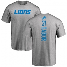 NFL Nike Detroit Lions #31 Teez Tabor Ash Backer T-Shirt